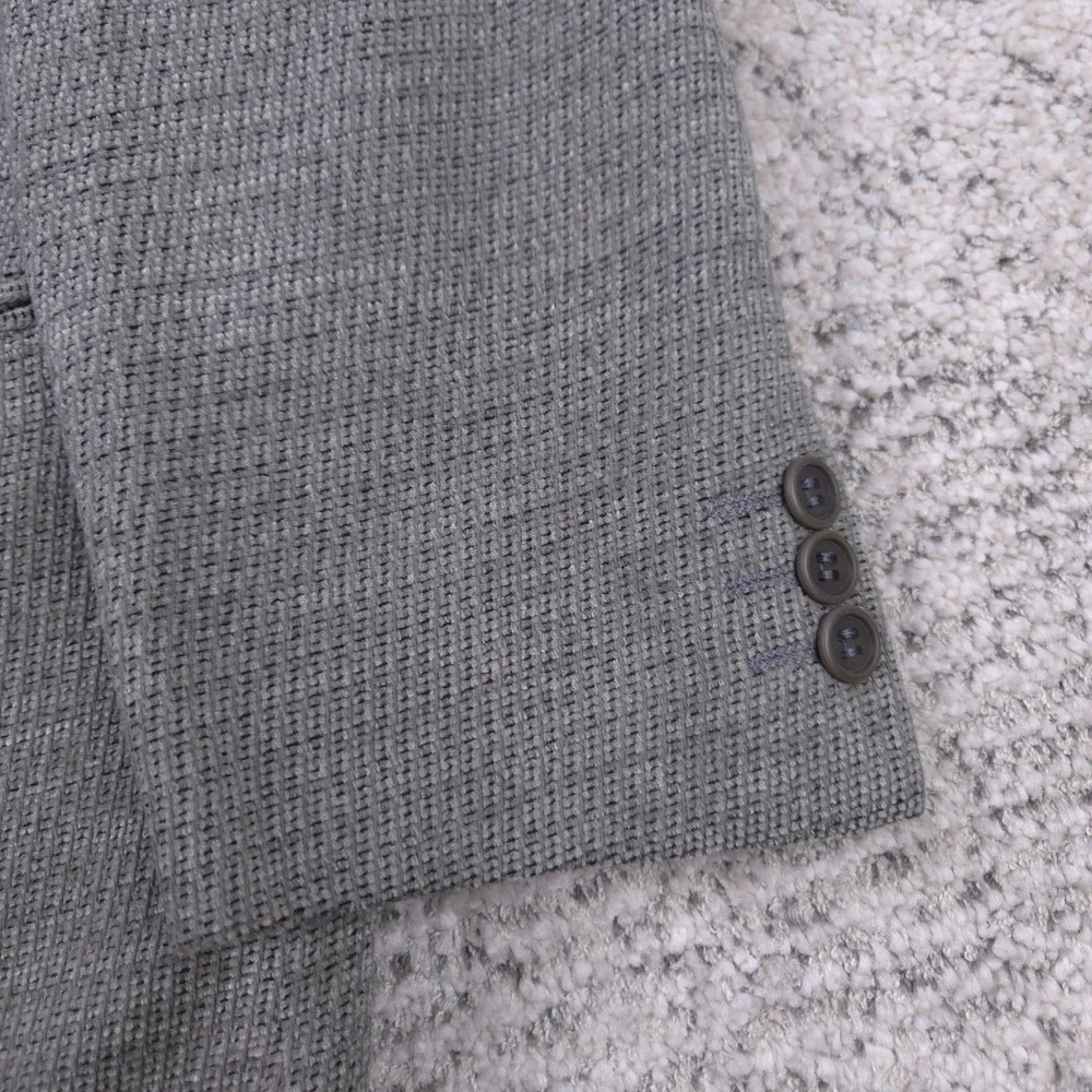 VTG Mani Sport Coat Size 41 Reg Jacket Wool Blend Saks Fifth Avenue Italy Knit